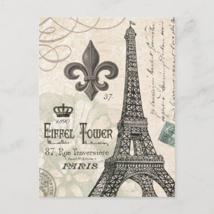 Carte Postale Tour moderne d'Eiffel