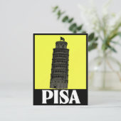 Carte Postale Tour penchée de Pisa Postcard Design (Debout devant)