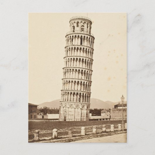 Carte Postale Tour penchée de Pise (Devant)