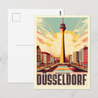 Tour Rhénane Dusseldorf Rheinturm cadeau allemand