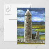 Carte Postale Tour ronde Clonmacnoise (Devant / Derrière)
