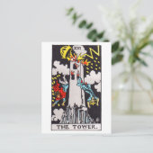 Carte Postale tour-tarot (Debout devant)