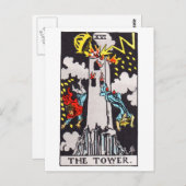 Carte Postale tour-tarot (Devant / Derrière)