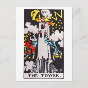 Carte Postale tour-tarot