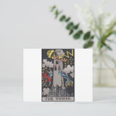 Carte Postale Tour Tarot Card Image (Debout devant)