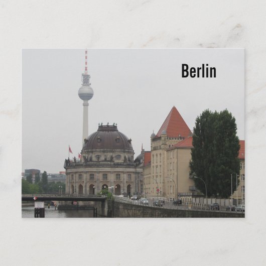 Carte Postale Tour télévisée de Berlin (Devant)