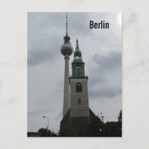 Carte Postale Tour télévisée de Berlin