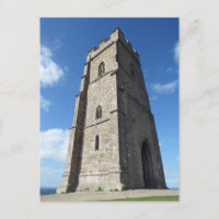 Carte postale Tour Tor Glastonbury