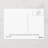 Carte Postale Tour Victoria à Huddersfield (Dos)