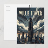 Carte Postale Tour Willis (Devant / Derrière)