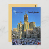 Carte Postale Tour Zam Zam La Mecque Arabie saoudite (Devant / Derrière)