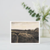 Carte Postale Tourbe Bog, Vincent van Gogh Art (Debout devant)