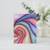 Carte Postale Tourbillon d'aquarelle (Debout devant)