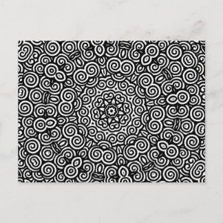 Carte postale tourbillonnant