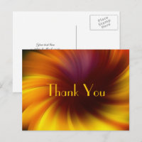 Tourbillons Brun Jaune Art Abstrait Merci 