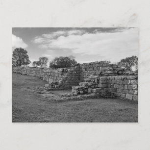 Carte Postale Tourelle de charrettes noires sur le mur d'Hadrien