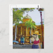 Carte Postale Tourisme à la douane (Devant / Derrière)