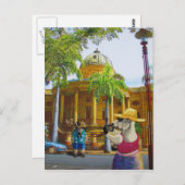 Carte Postale Tourisme à la douane (Devant / Derrière)