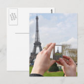Carte Postale Tourisme à Paris (Devant / Derrière)