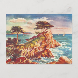 Carte Postale Tourisme californien Etats-Unis de littoral
