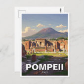 Carte Postale Tourisme Pompéi Italie (Devant / Derrière)