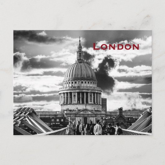 Carte Postale Tourisme vintage de Londres (Devant)