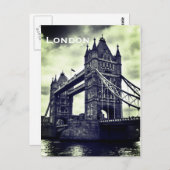 Carte Postale Tourisme vintage de Londres (Devant / Derrière)