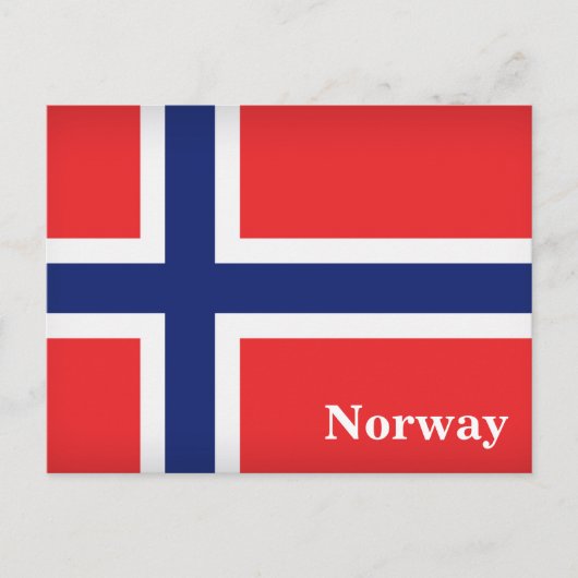 Carte Postale Tourisme vintage en Norvège (Devant)