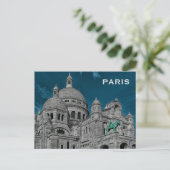 Carte Postale Tourisme vintage Paris (Debout devant)