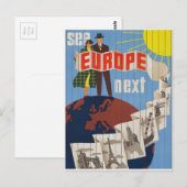 Carte Postale Tourisme vintage Retro Europe (Devant / Derrière)