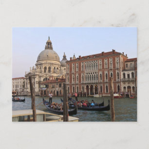 Carte Postale Touriste dans les gondoles de Santa Maria del Gigl
