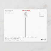 Carte Postale Touristes À Vélo (Dos)