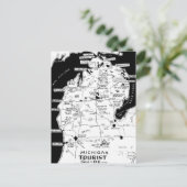 Carte postale touristique du Michigan (Debout devant)