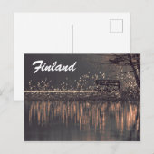 Carte postale touristique finlandaise (Devant / Derrière)