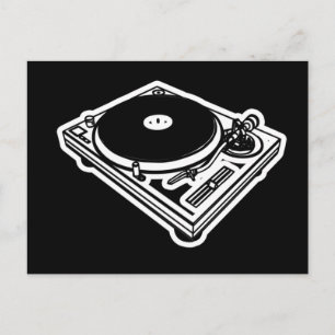 Carte Postale Tourne-disque