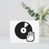 Carte Postale Tourne-disque (Debout devant)