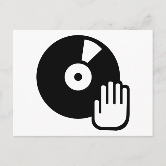 Carte Postale Tourne-disque (Devant)
