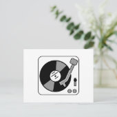 Carte Postale Tourne-disque (Debout devant)