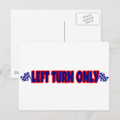 Carte Postale Tourne gauche uniquement (Devant / Derrière)