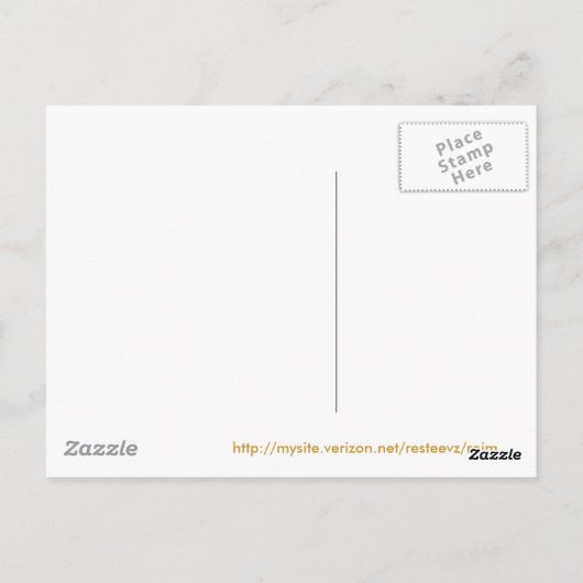 Carte Postale Tourner à gauche (Dos)