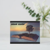 Carte Postale Tourner avec des pensées (Debout devant)