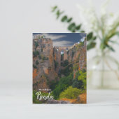 Carte Postale Tourner d'au-dessus de Ronda Espagne (Debout devant)