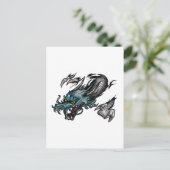 Carte Postale Tourner du dragon (Debout devant)