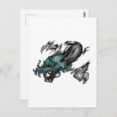 Carte Postale Tourner du dragon (Devant / Derrière)