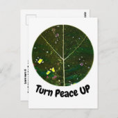Carte Postale Tourner la paix (Devant / Derrière)