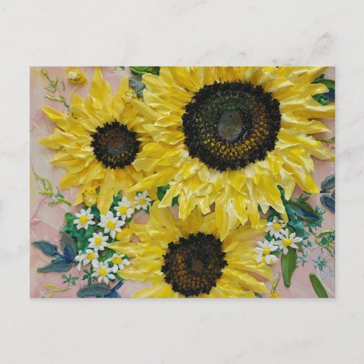 Carte postale Tournesol (Devant)