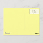 Carte Postale tournesol (Dos)