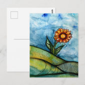 Carte Postale Tournesol (Devant / Derrière)