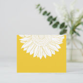 Carte Postale tournesol (Debout devant)