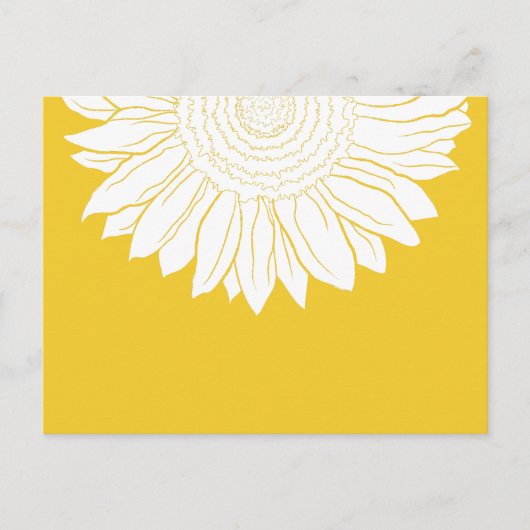 Carte Postale tournesol (Devant)